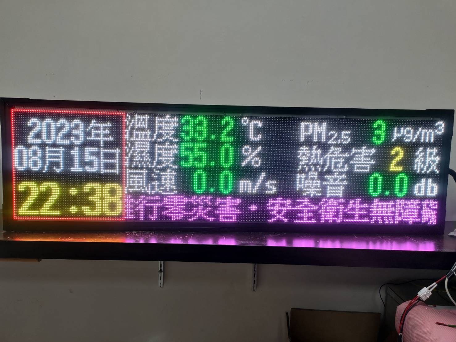 智慧工地熱危害即時監測與警示系統